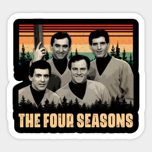 Legendary Doo-Wop Vibes The Seasons Sticker